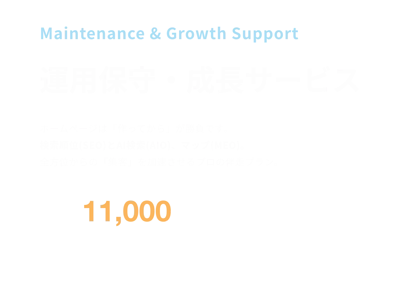 運用保守・成長サービス