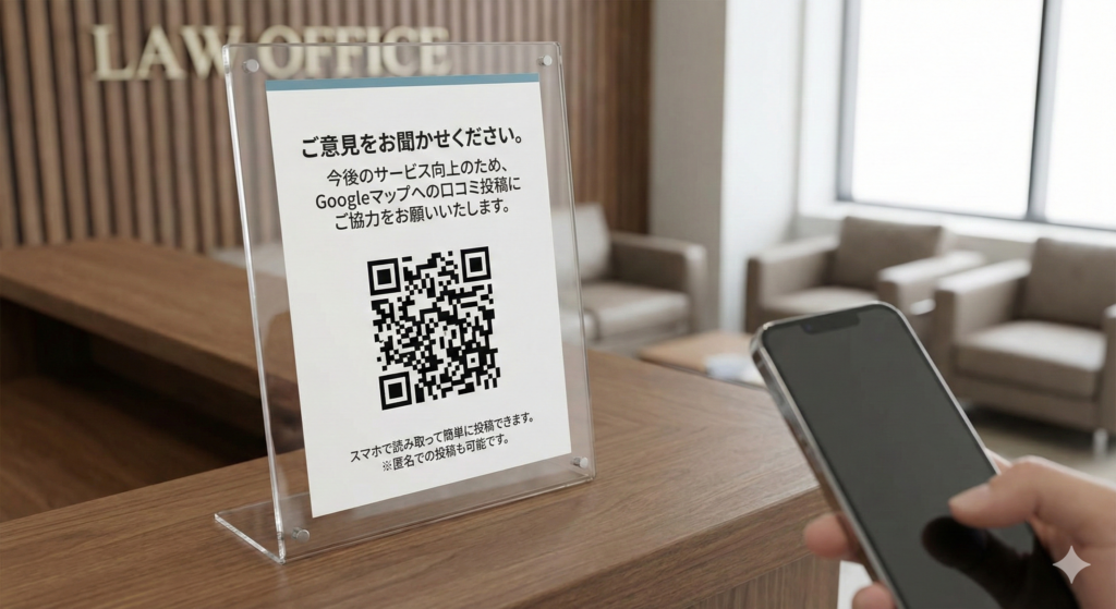 Google口コミのQRコード